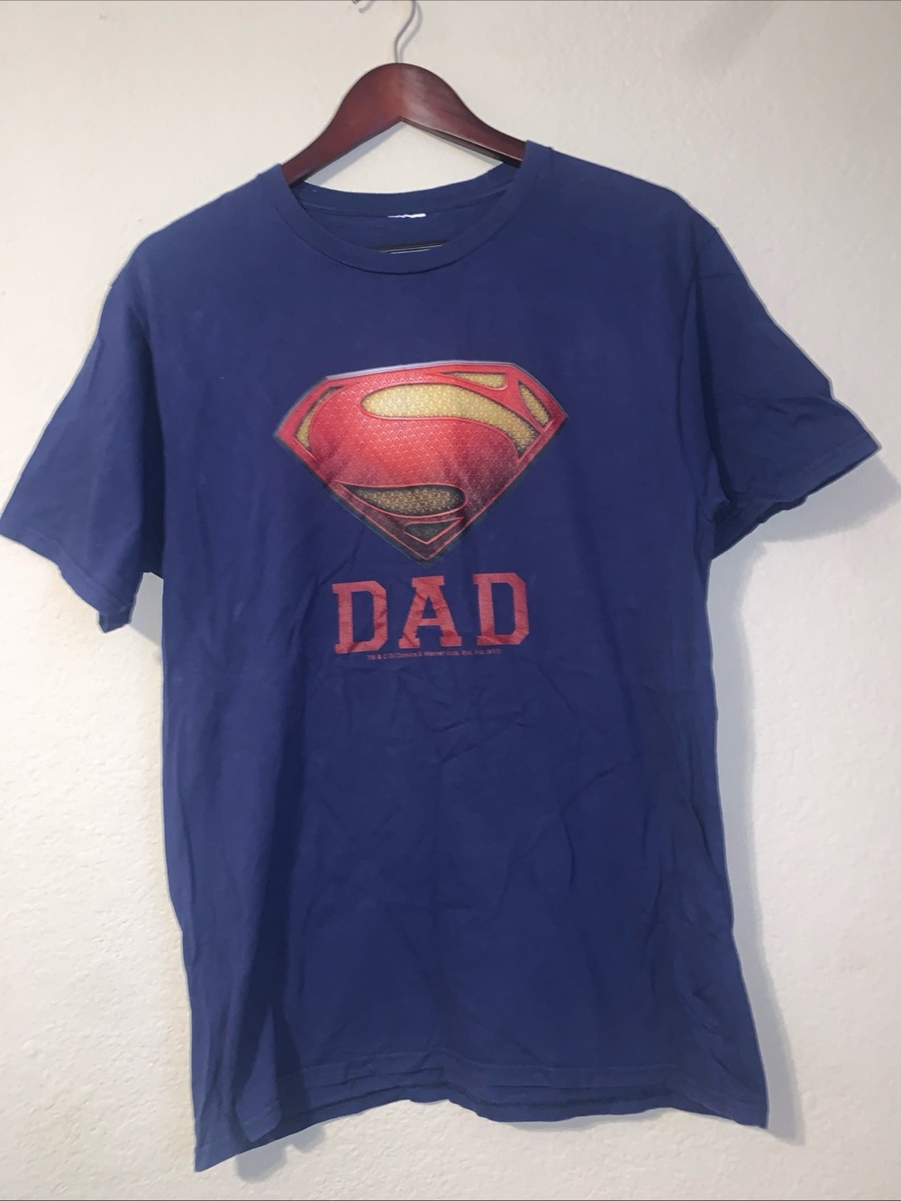 Blue Superman DAD Graphic Tee